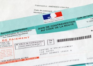 Avis de contravention au code de la route